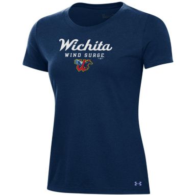 sorry, Under Armour Women's Wichita Wind Surge Navy Performance T-Shirt is currently out of stock