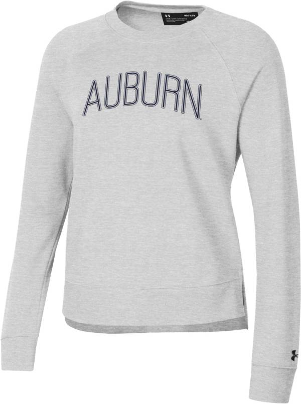Under Armour Women's Auburn Tigers Silver All Day Crewneck Sweatshirt