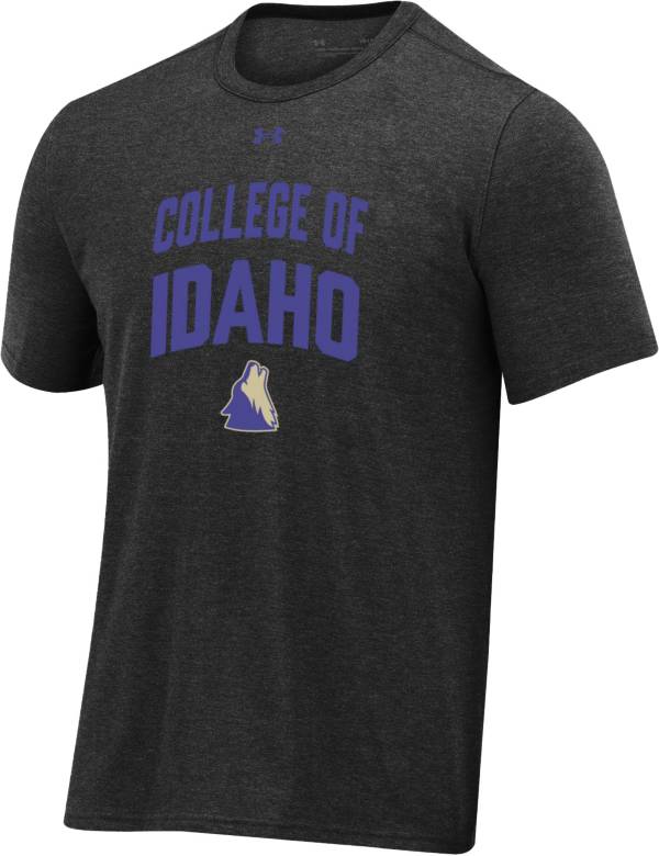 Under Armour Women's College of Idaho Yotes Black Heather All Day T-Shirt product image