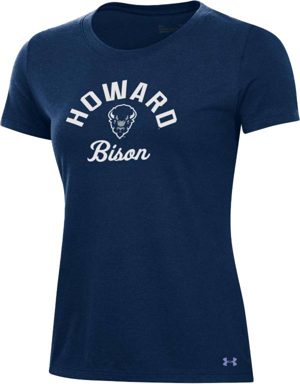 Under Armour Women's Howard Bison Blue Performance Cotton T-Shirt product image