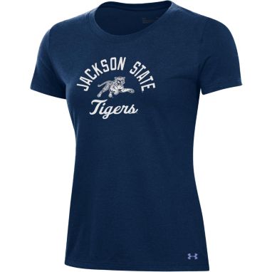 sorry, Under Armour Women's Jackson State Tigers Navy Blue Performance Cotton T-Shirt is currently out of stock
