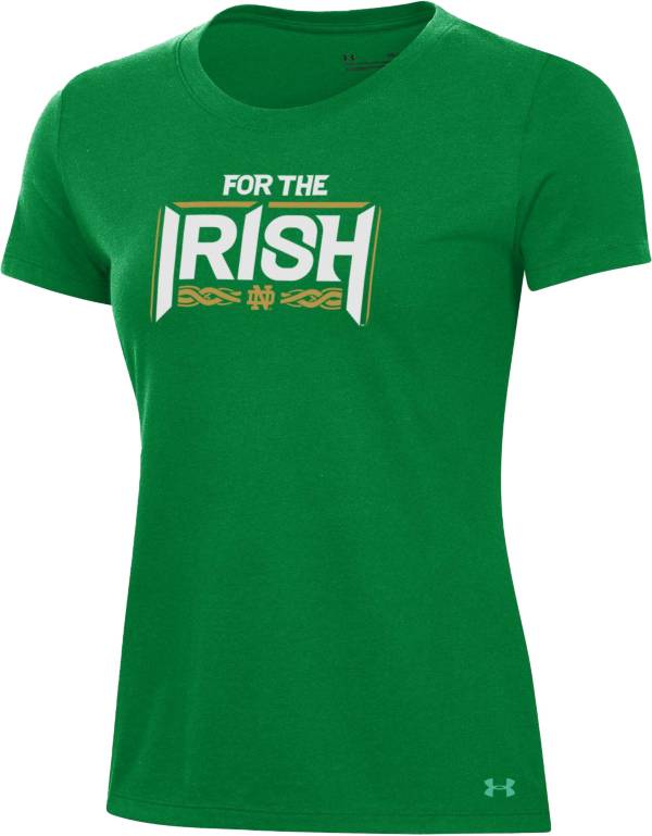 Under Armour Women's Notre Dame Fighting Irish Green Wear Green T-Shirt product image