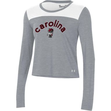 sorry, Under Armour Women's South Carolina Gamecocks Grey Performance Cotton Long Sleeve T-Shirt is currently out of stock