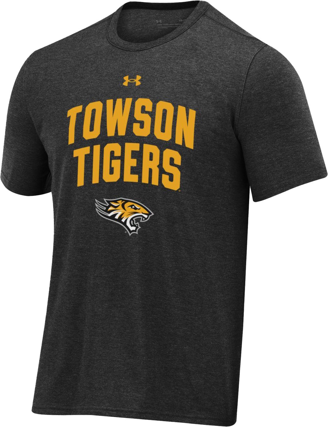 Under Armour Women's Towson Tigers Black Heather All Day T-Shirt