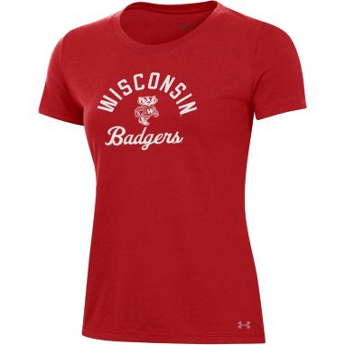 sorry, Under Armour Women's Wisconsin Badgers Red Performance Cotton T-Shirt is currently out of stock