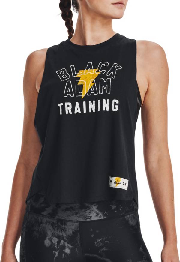 Under Armour Women's Project Rock Black Adam Tank Top | Dick's Sporting Goods