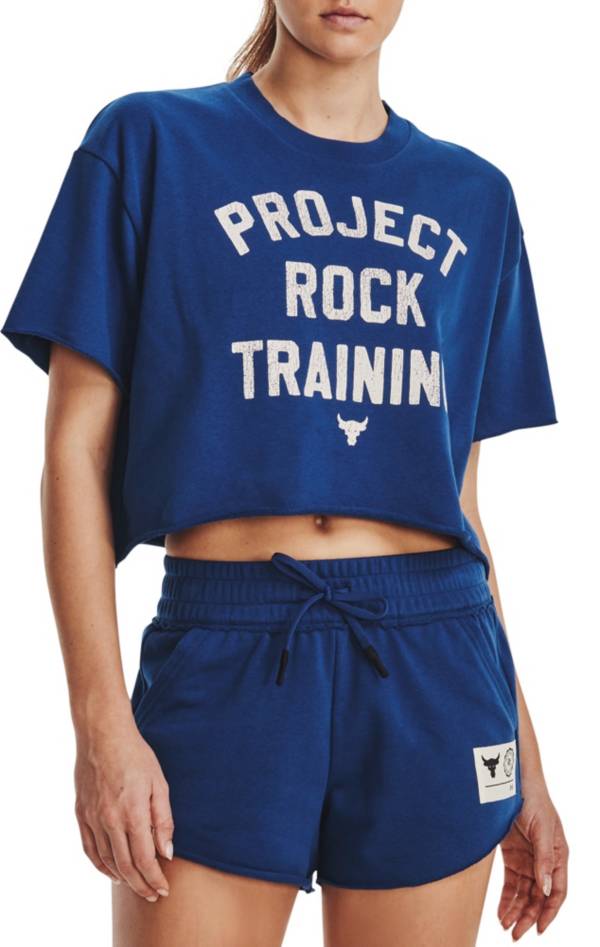 Under Armour Women's Project Rock Short Sleeve Crop Top product image