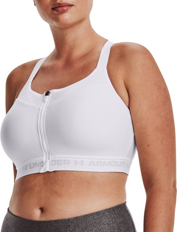 Under armor front zip cheap sports bra