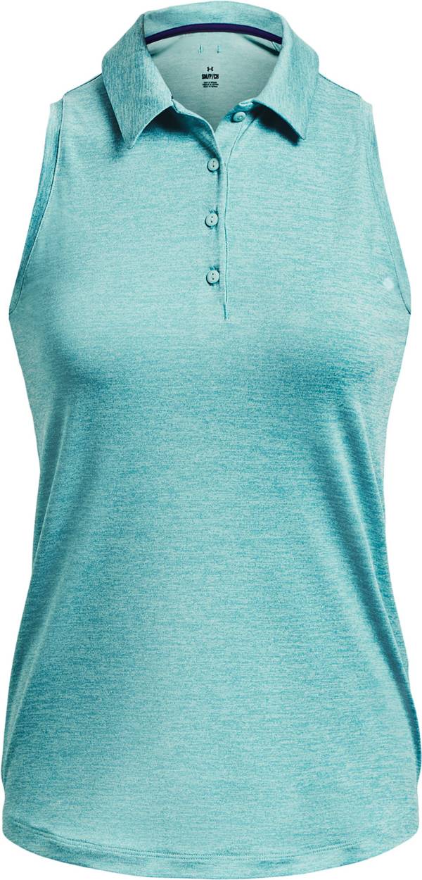 Under Armour Women's Pitch Grey T2 Green Polo