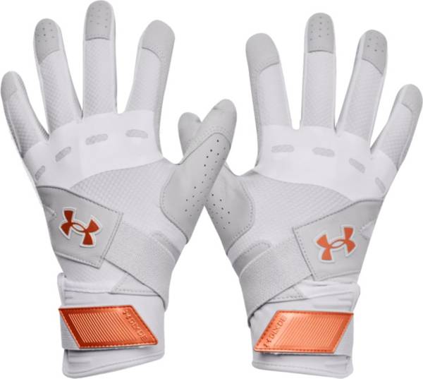 Orange under armour clearance batting gloves