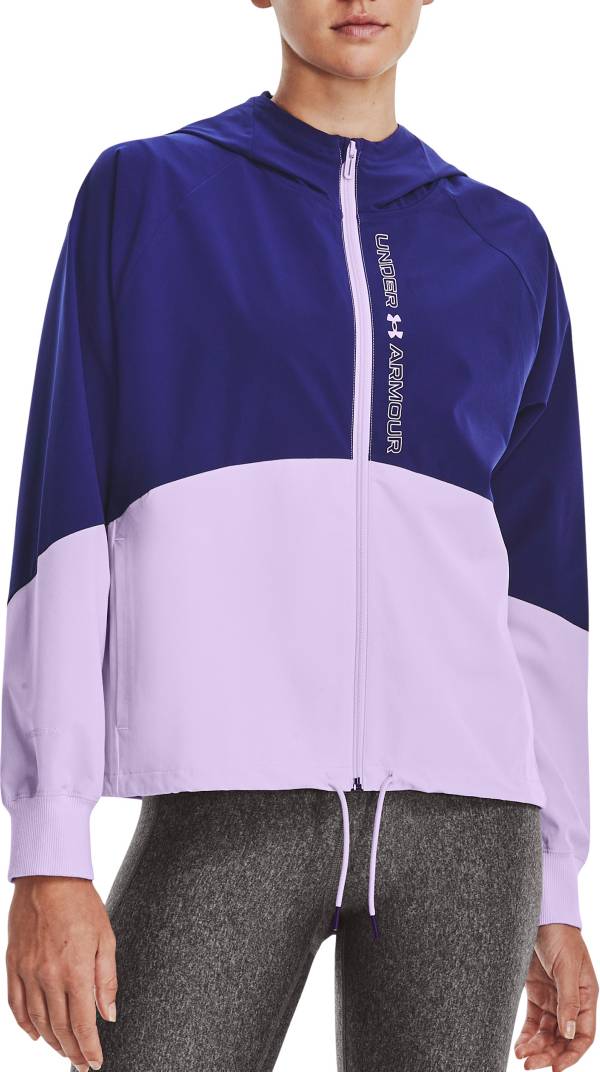 Women's UA Woven Full-Zip Jacket