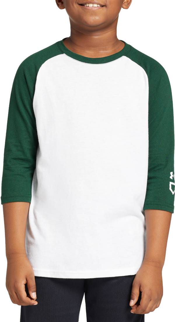 Soft-Washed Color-Blocked Raglan-Sleeve Tee for Men