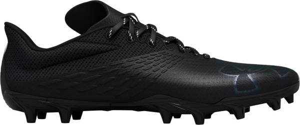 Black under shop armour football cleats