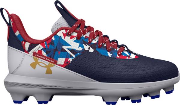 Under armour outlet navy cleats