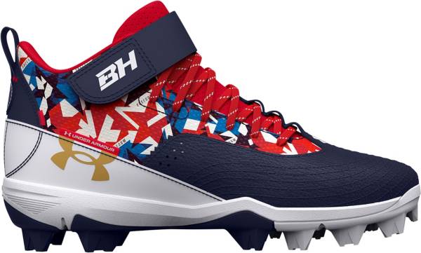 Under Armour Kids' Harper 7 Mid RM Baseball Cleats product image