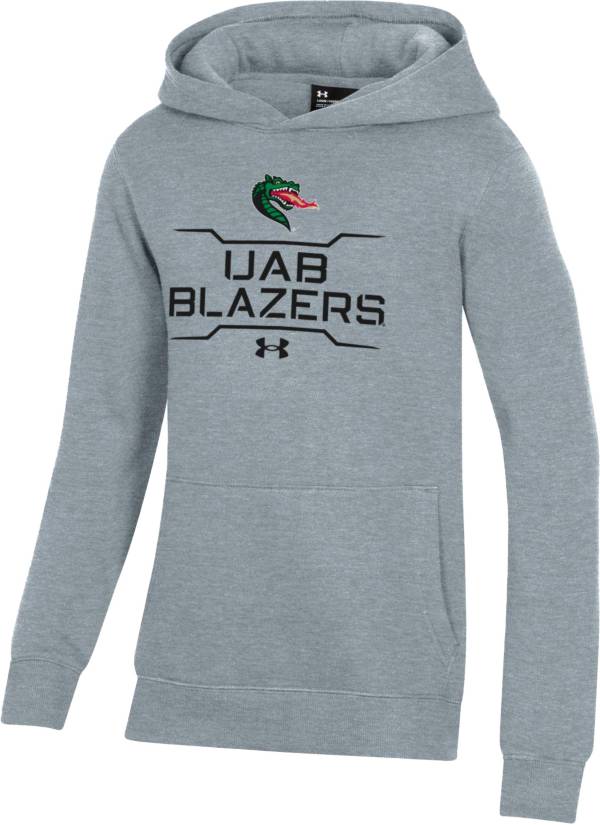 Under Armour Youth UAB Blazers Grey All Day Fleece Hoodie product image