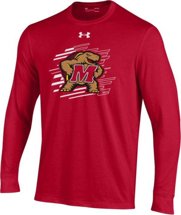 Youth red under armour long best sale sleeve shirt