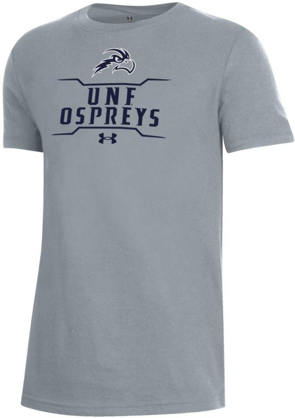 Under Armour Youth North Florida Ospreys Grey Performance Cotton T-Shirt product image