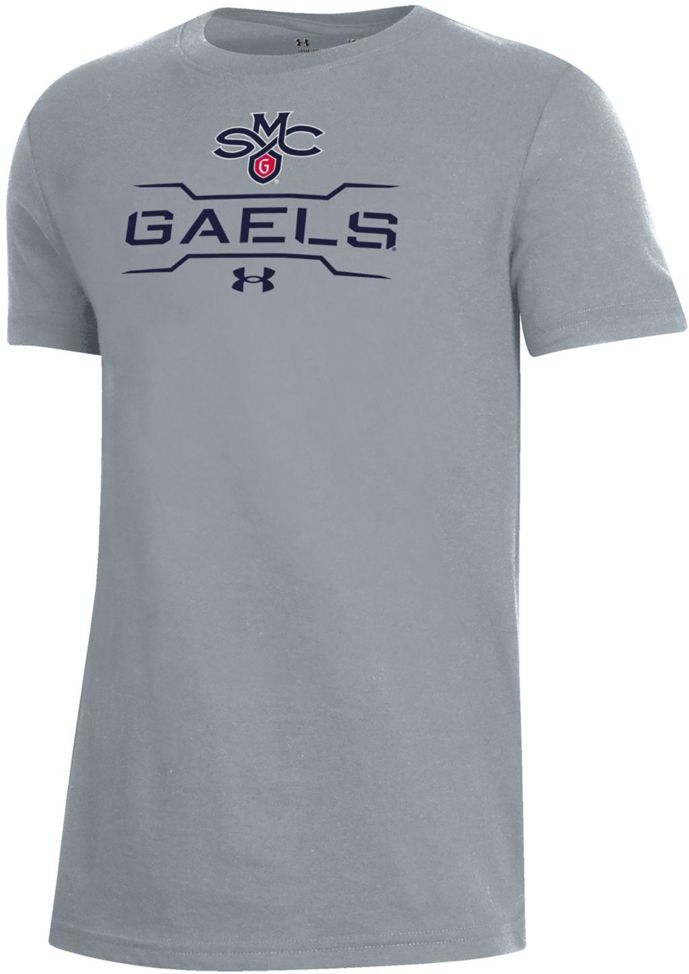 Under Armour Youth St. Mary's Gaels Grey Performance Cotton T-Shirt