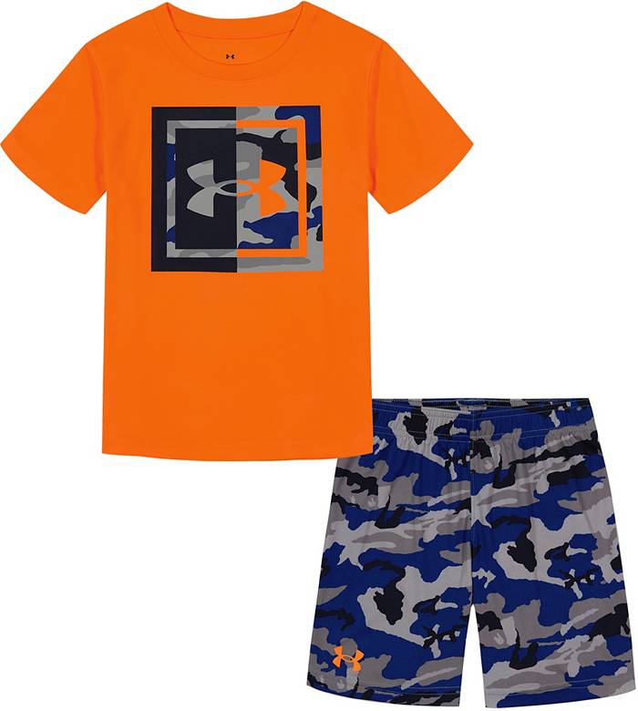 gewicht Patch uitvegen Under Armour Little Boys' Woodland Camo T-Shirt and Shorts Set | Dick's  Sporting Goods