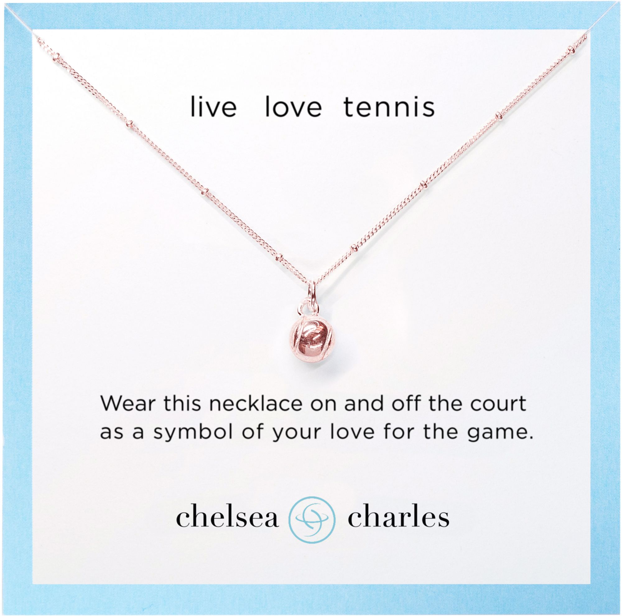 Chelsea Charles Tennis Ball Charm Necklace product image