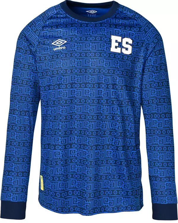 Umbro El Salvador 2023 Blue Long Sleeve Prematch Jersey | Dick's 