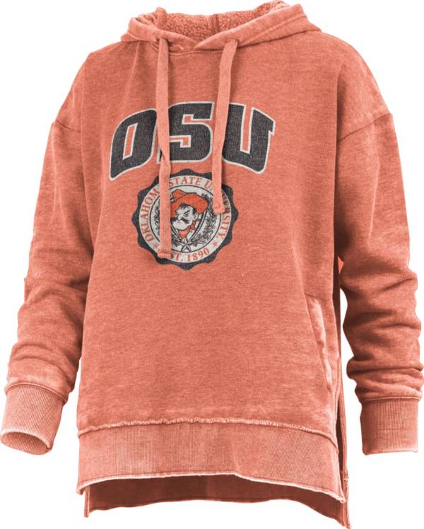 Pressbox Women's Oklahoma State Cowboys Orange Vintage Crew Pullover Sweatshirt product image