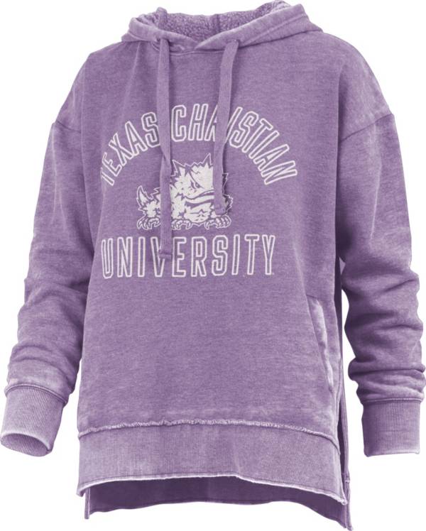 Women's Purple TCU Horned Frogs Spirit Jersey Oversized T-Shirt