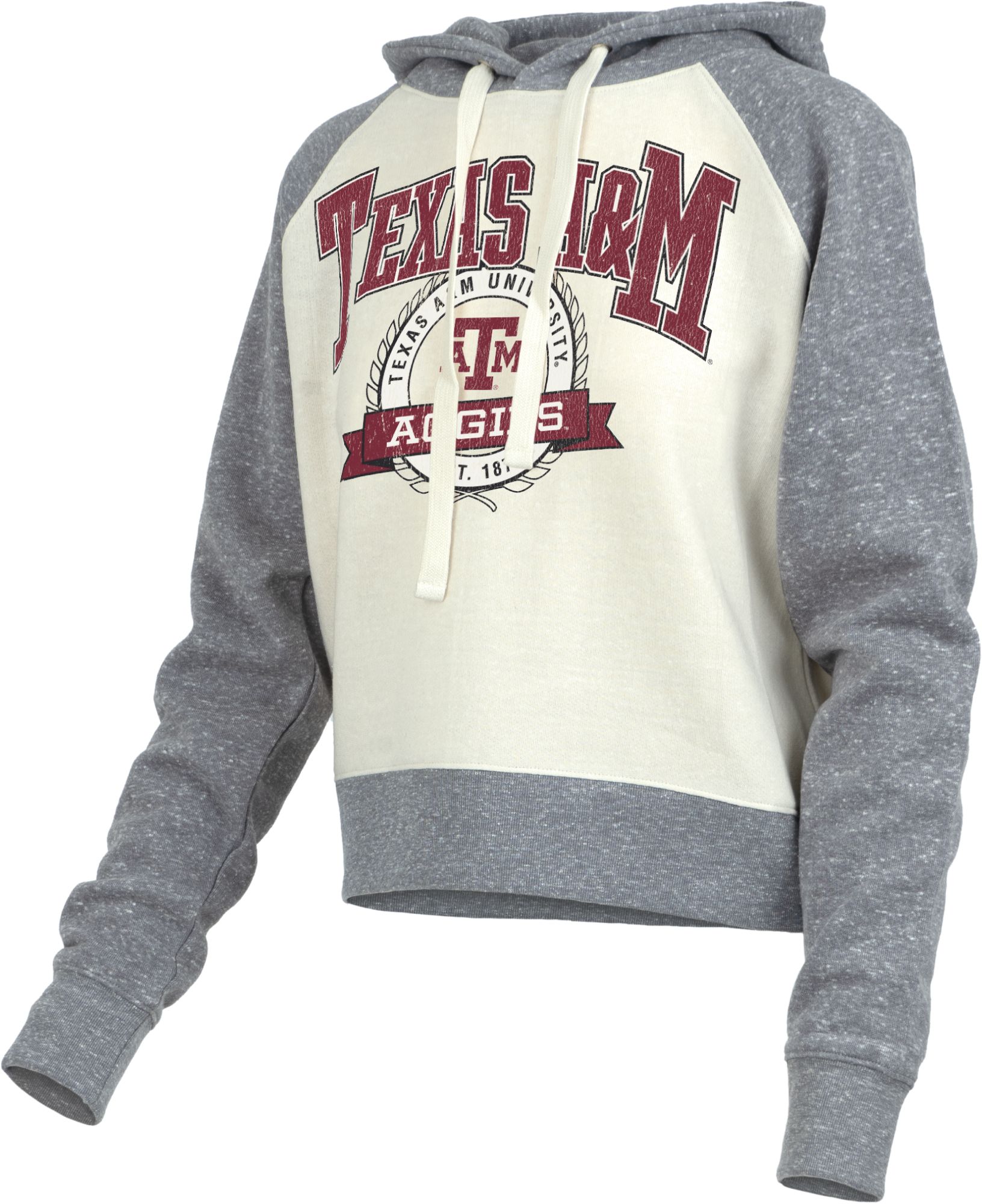 Pressbox Women's Texas A&M Aggies Grey Cropped Hoodie product image