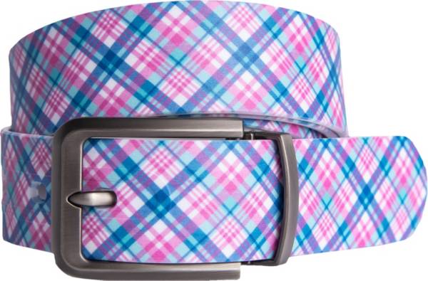 C4 Men's Golf Pink Plaid Belt product image