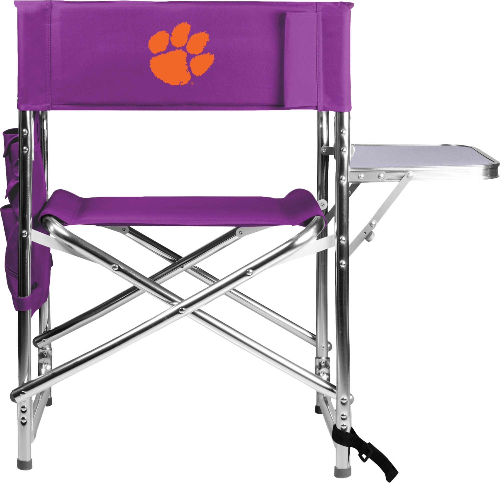 Picnic Time Clemson Tigers Sports Chair with Side Table product image