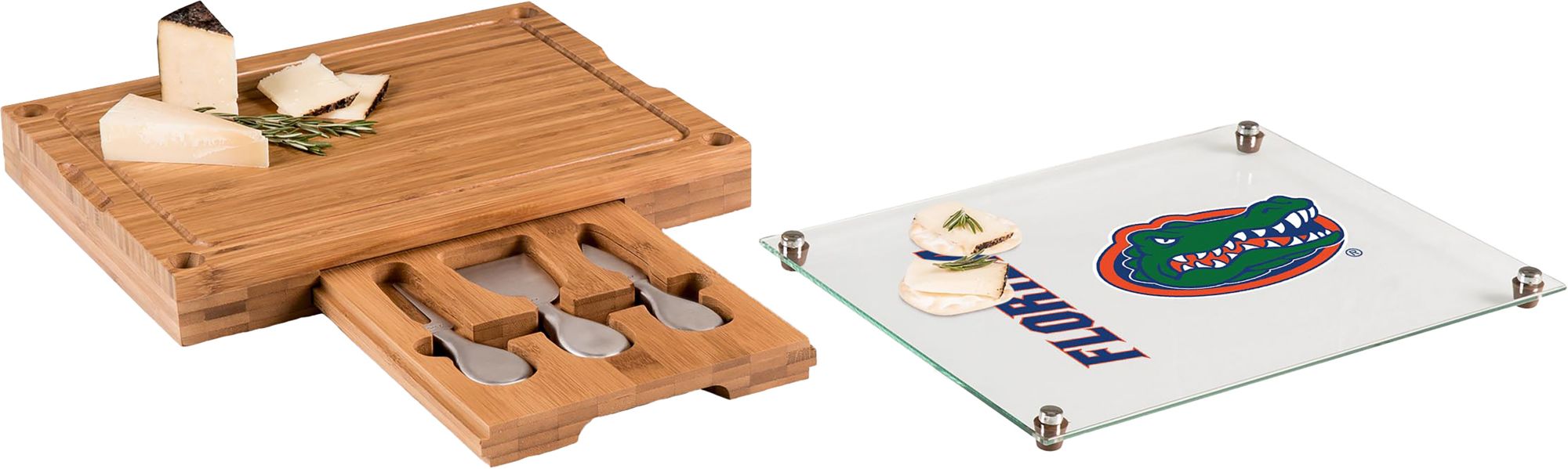Picnic Time Florida Gators Glass Top Cutting Board Set product image