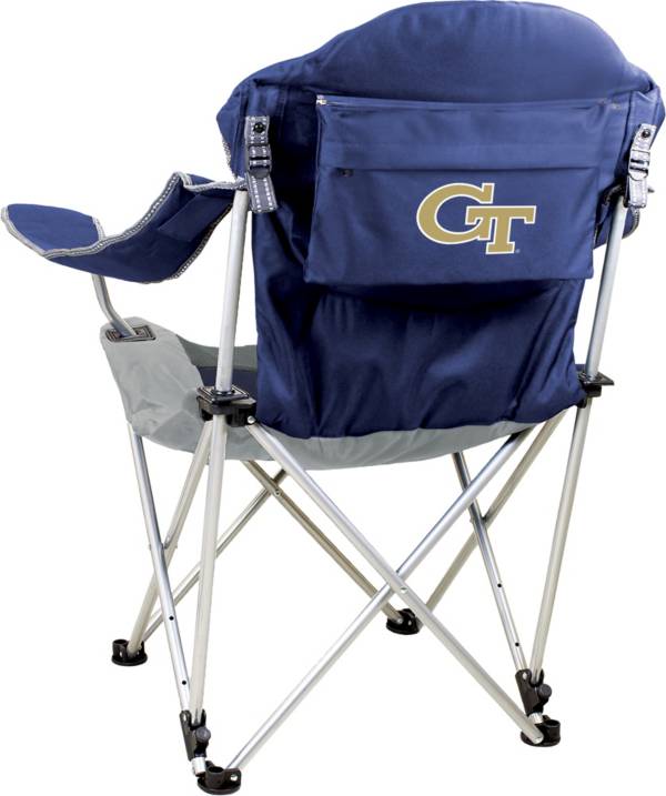 Picnic Time Georgia Tech Yellow Jackets Reclining Camp Chair product image