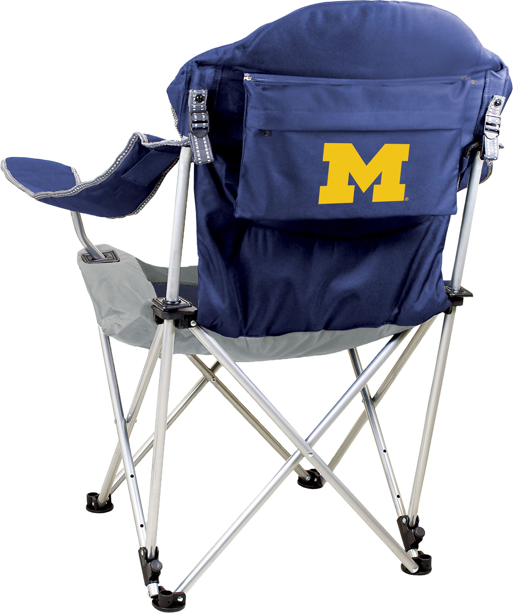 Picnic Time Michigan Wolverines Reclining Camp Chair product image