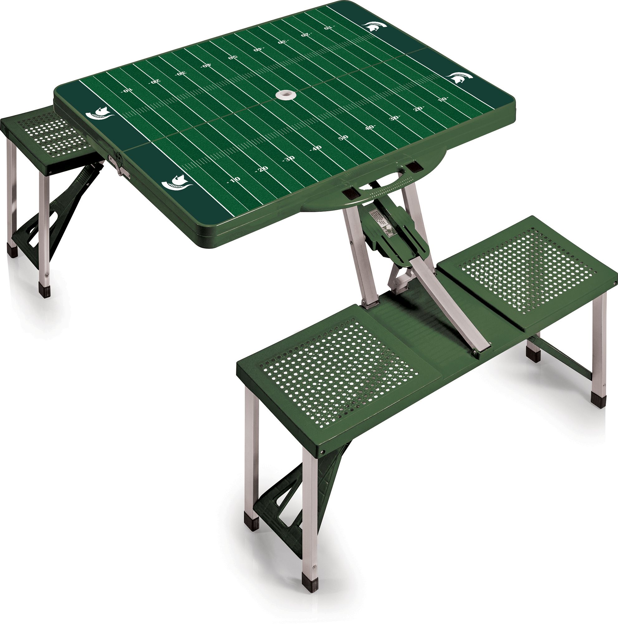Picnic Time Michigan State Spartans Folding Picnic Table with Seats product image