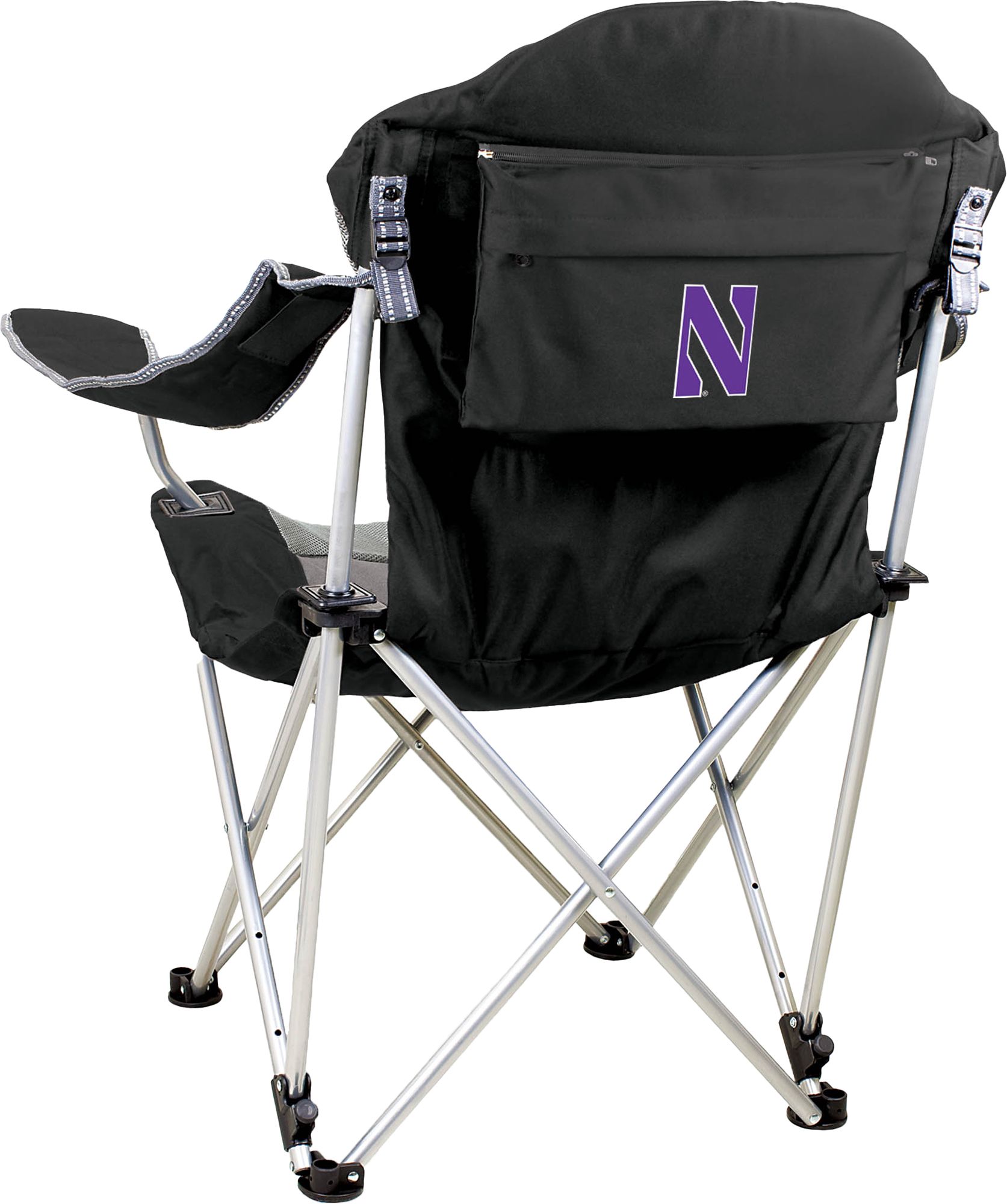 Picnic Time Northwestern Wildcats Reclining Camp Chair product image