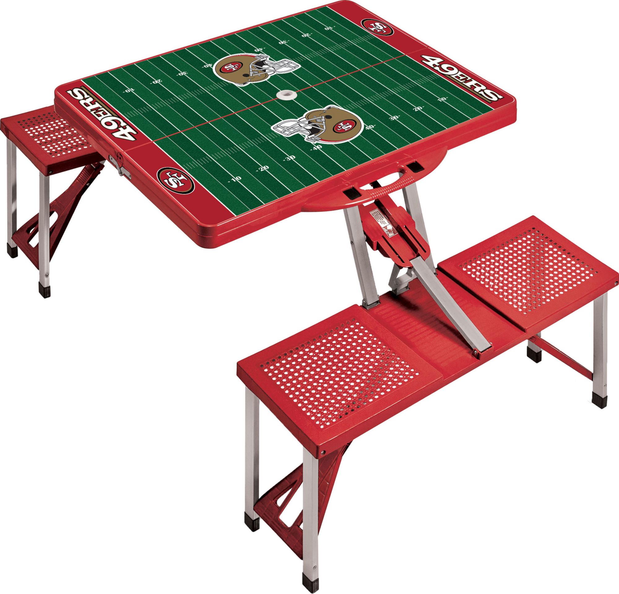 Picnic Time San Francisco 49ers Folding Picnic Table with Seats product image