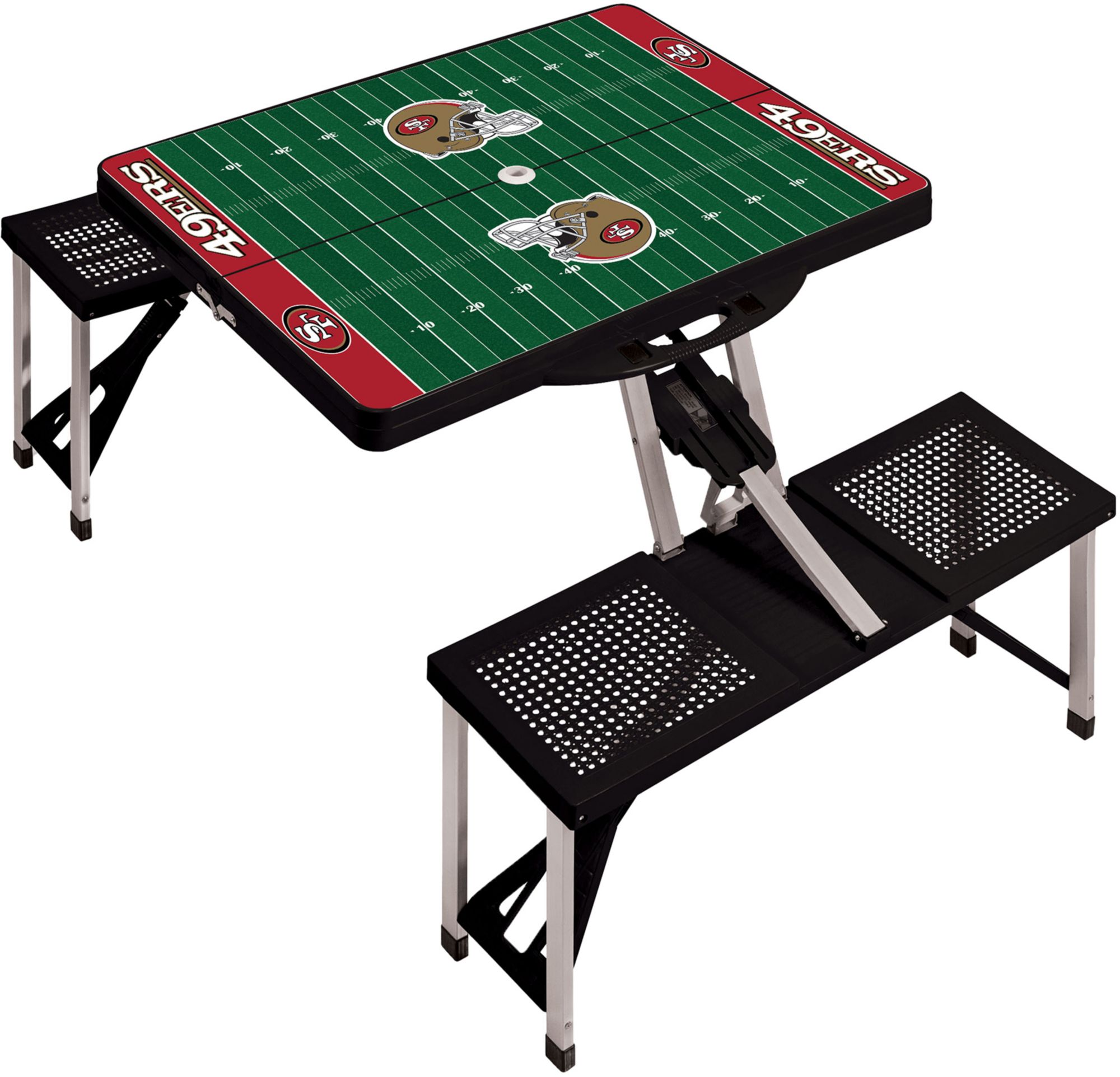 Picnic Time San Francisco 49ers Folding Picnic Table with Seats product image
