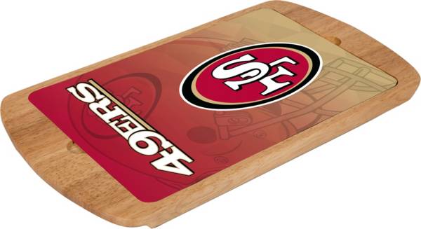 Picnic Time San Francisco 49ers Billboard Glass Top Serving Tray product image