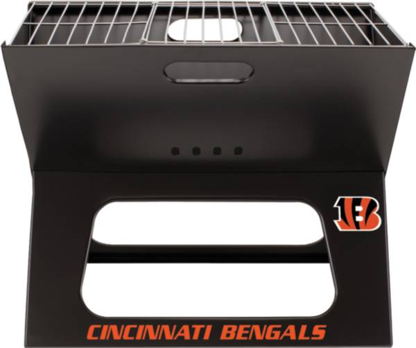 Picnic Time Cincinnati Bengals Portable Charcoal BBQ X-Grill product image