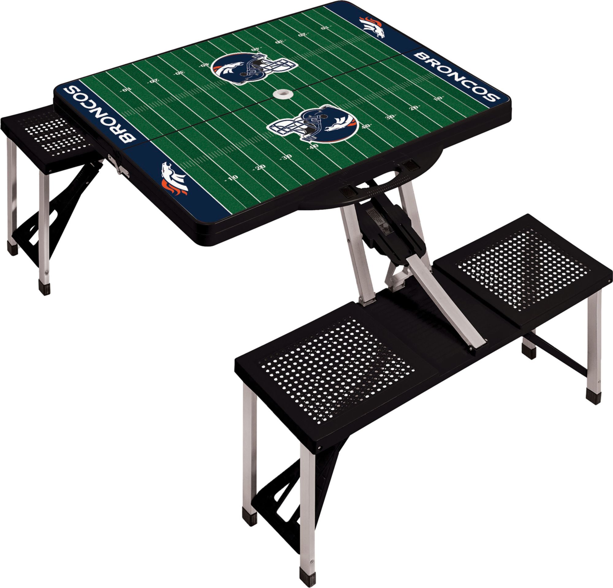 Picnic Time Denver Broncos Folding Picnic Table with Seats product image