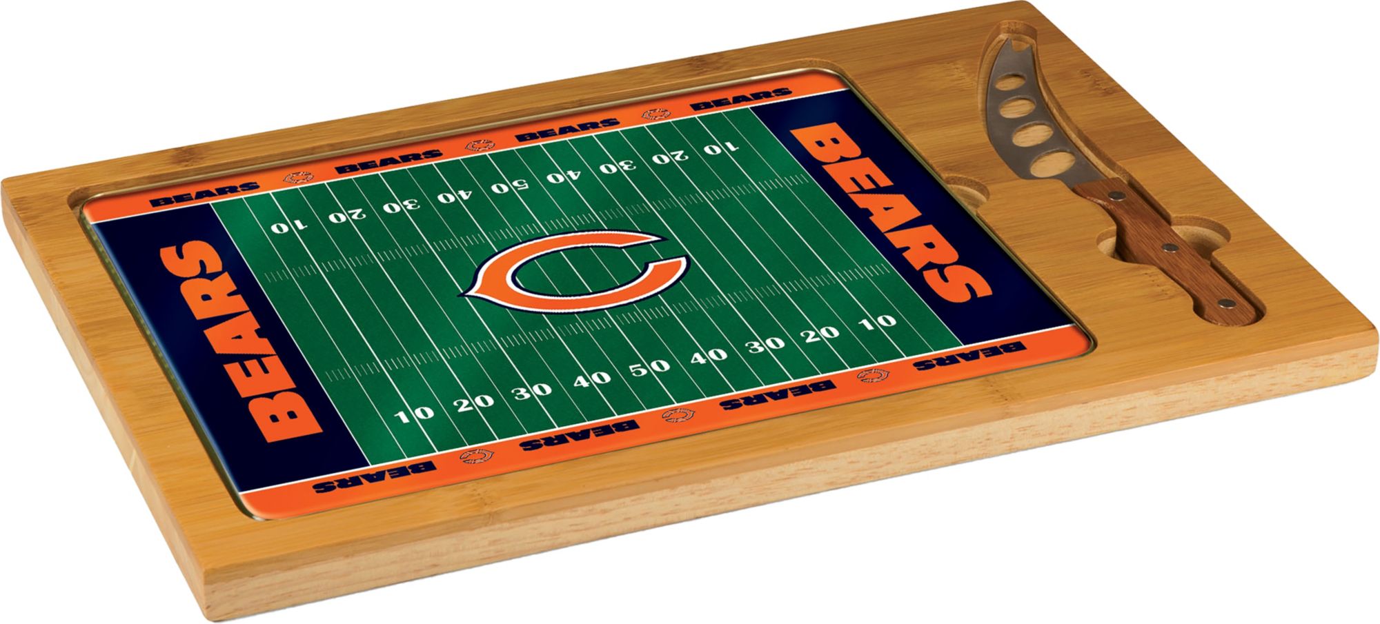 Picnic Time Chicago Bears Glass Top Cutting Board Set product image