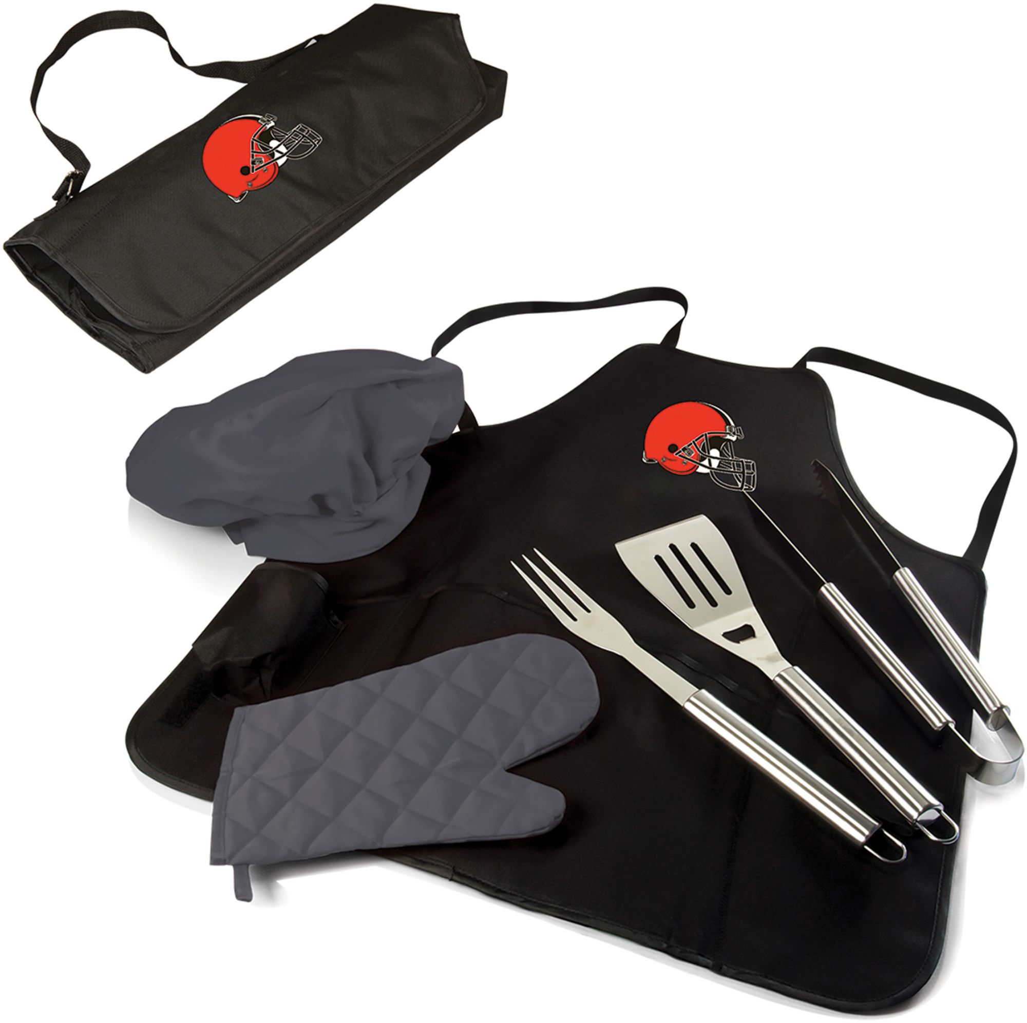 Picnic Time Cleveland Browns Apron Tote Pro Grill Set product image