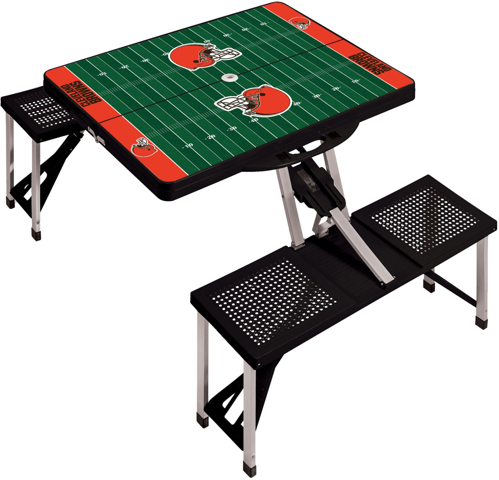 Picnic Time Cleveland Browns Folding Picnic Table with Seats product image