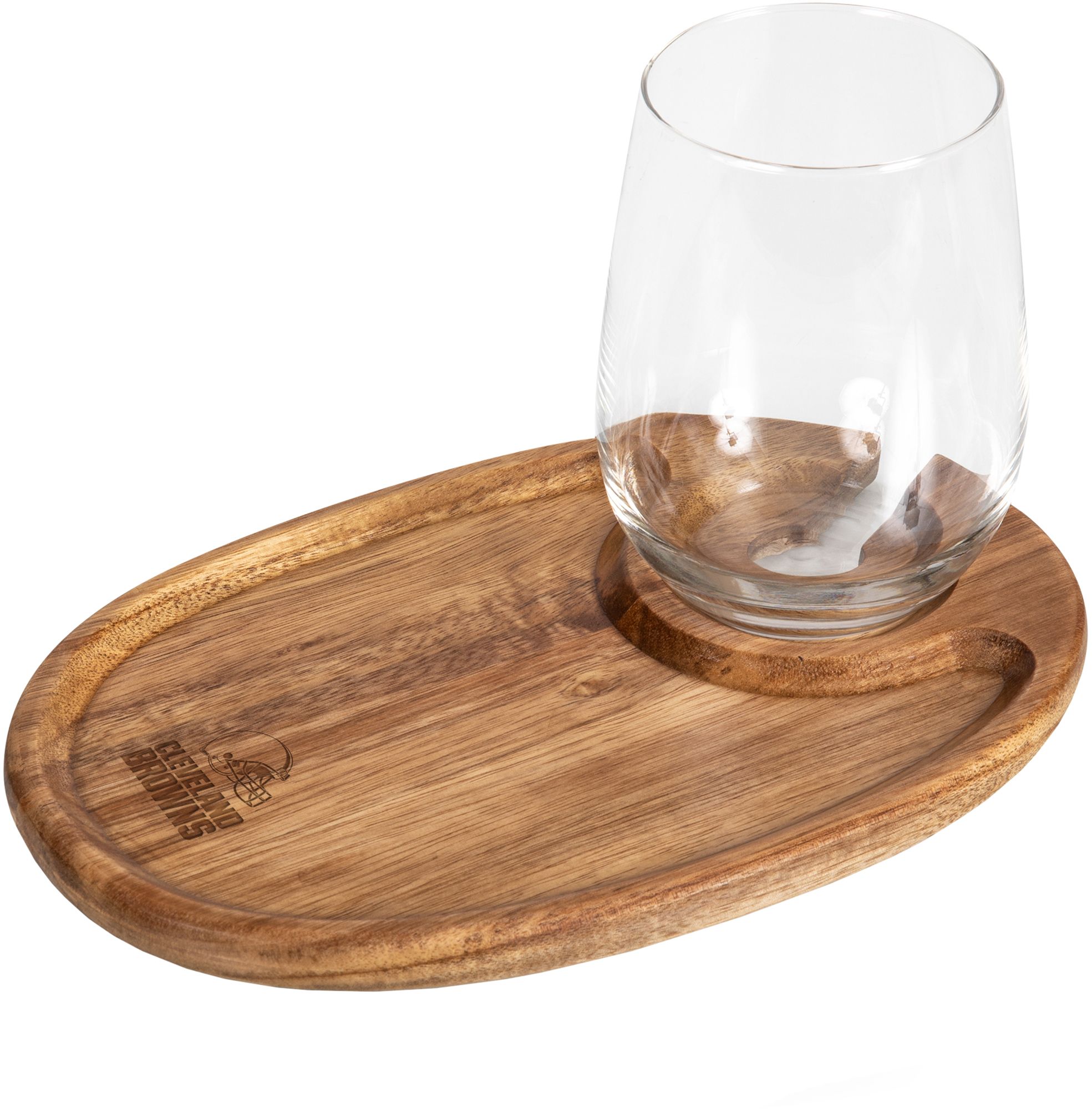 Picnic Time Cleveland Browns Wine Appetizer Plate Set Of 4 product image