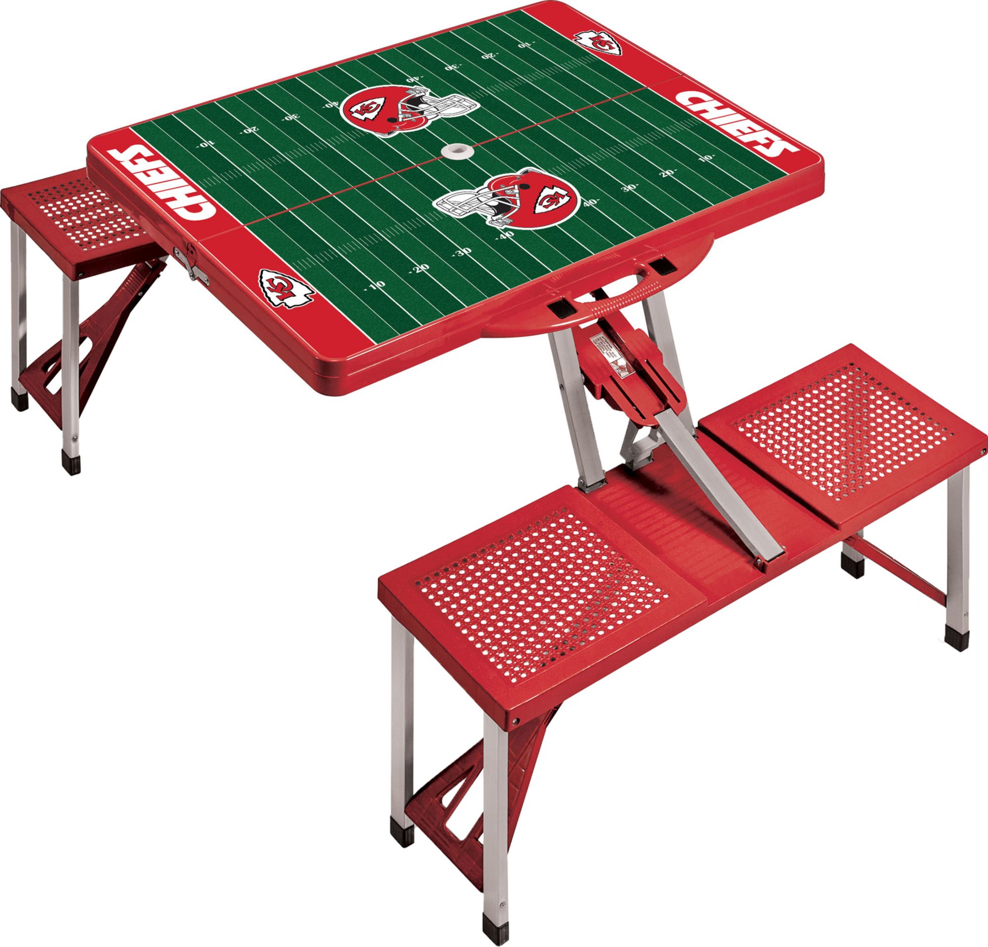 Picnic Time Kansas City Chiefs Folding Picnic Table with Seats product image