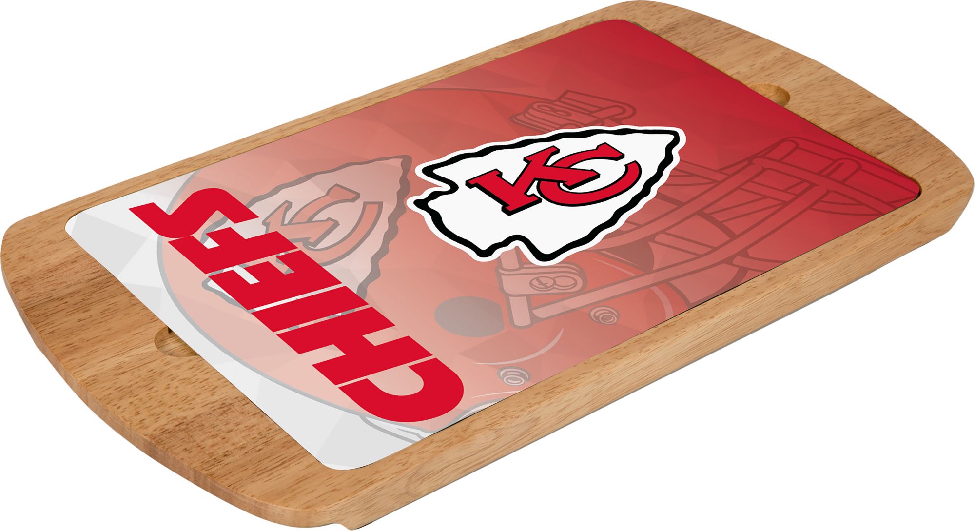Picnic Time Kansas City Chiefs Billboard Glass Top Serving Tray product image