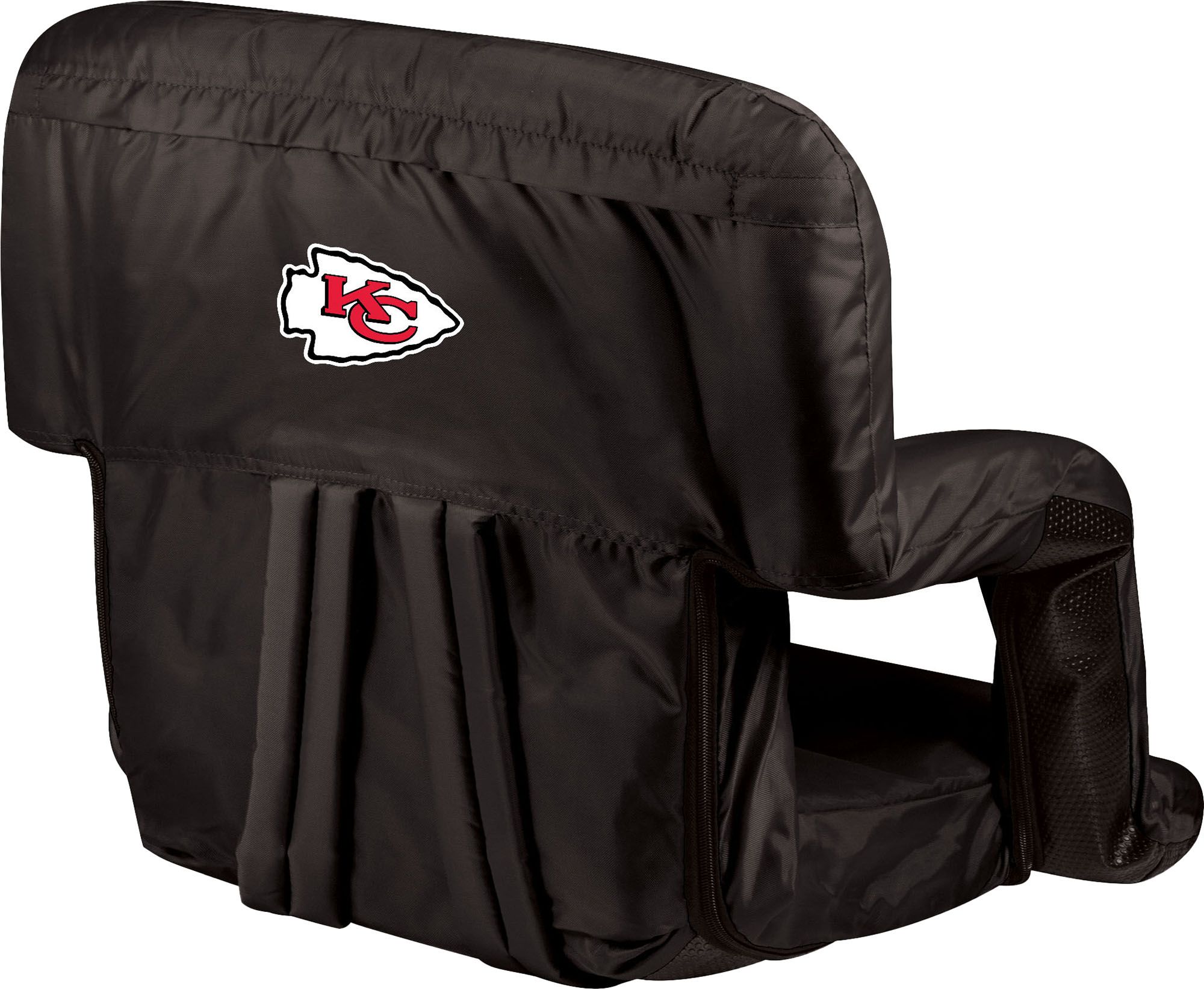 Picnic Time Kansas City Chiefs Black Reclining Stadium Seat product image