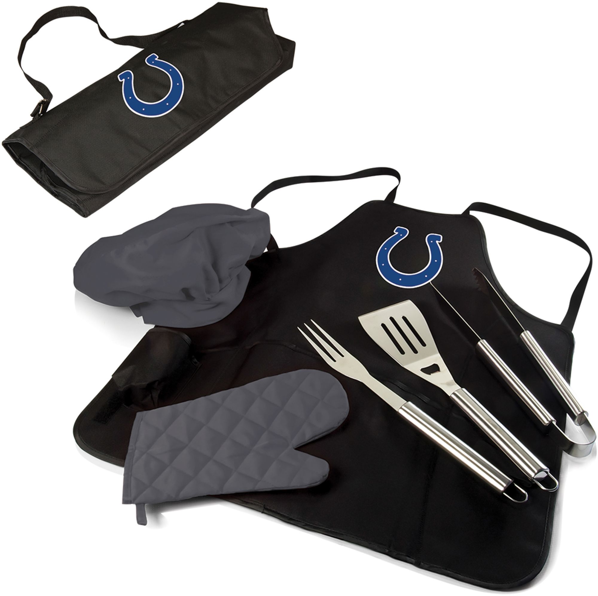 Picnic Time Indianapolis Colts Apron Tote Pro Grill Set product image