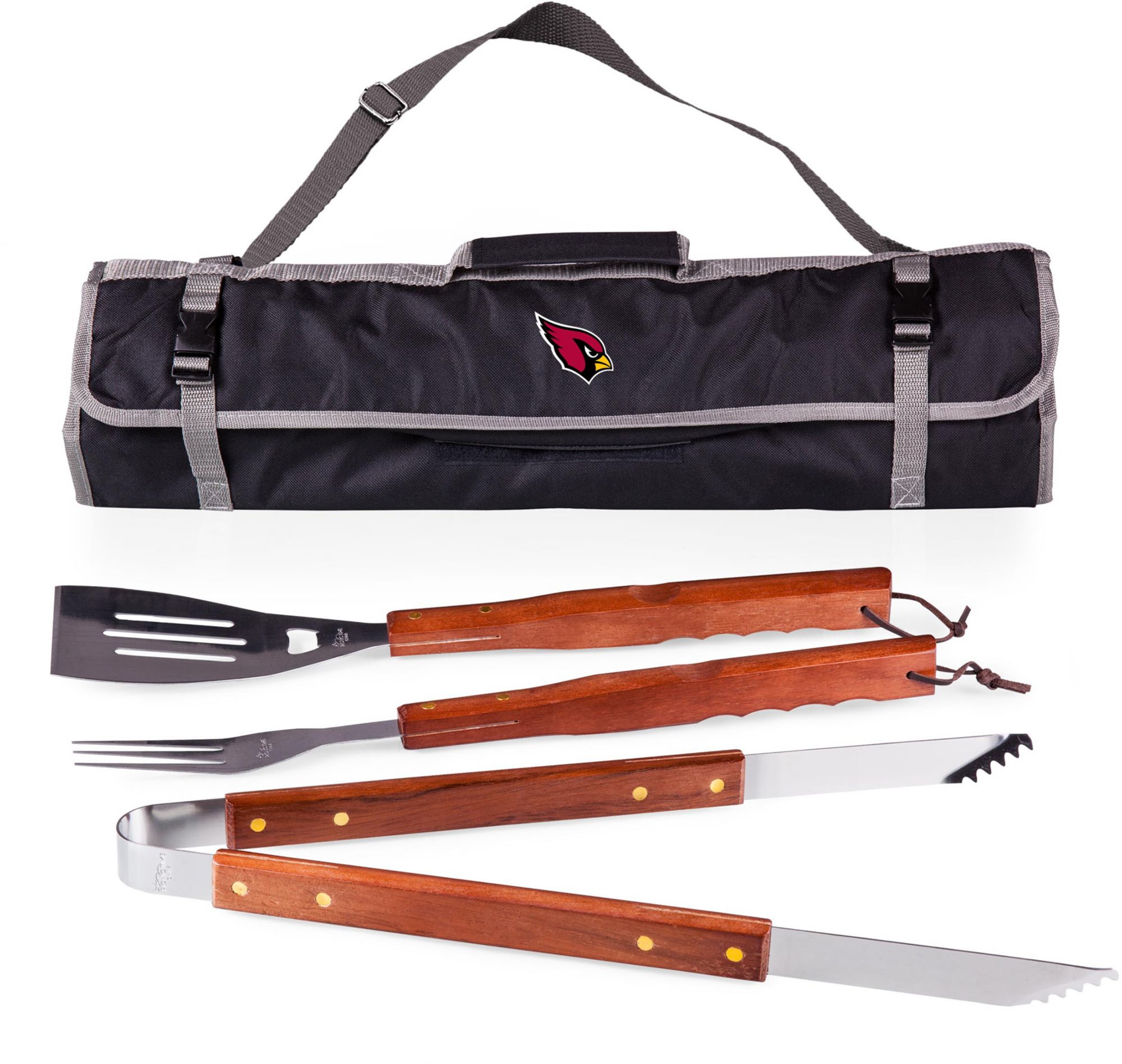 Picnic Time Arizona Cardinals 3-Piece BBQ Tote and Grill Set product image